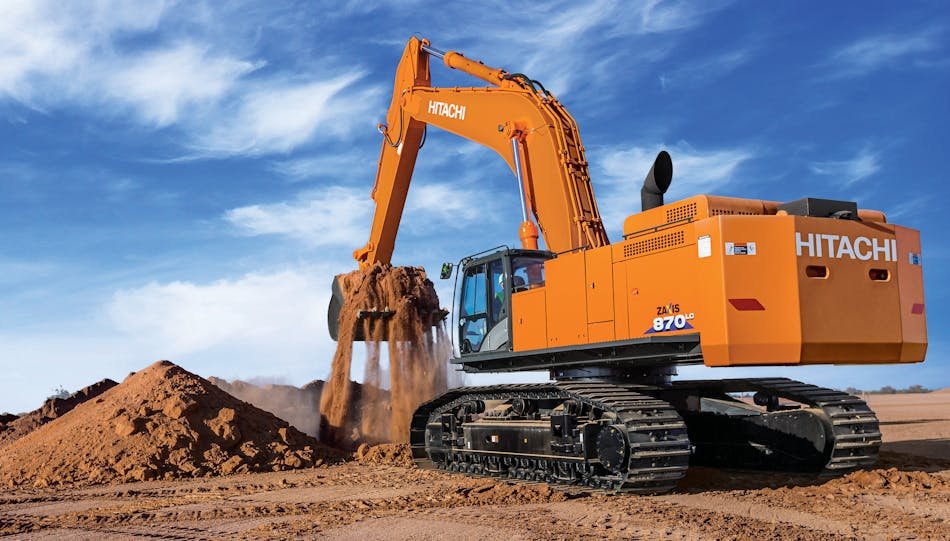 Hitachi excavator