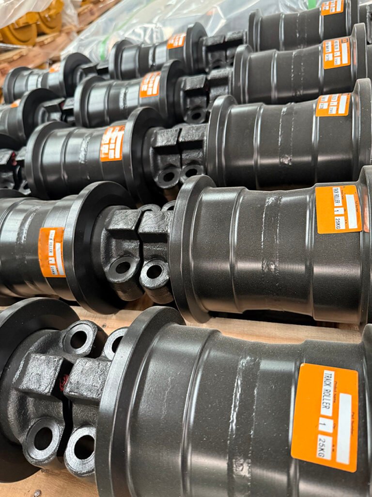SH120 excavator track roller-1