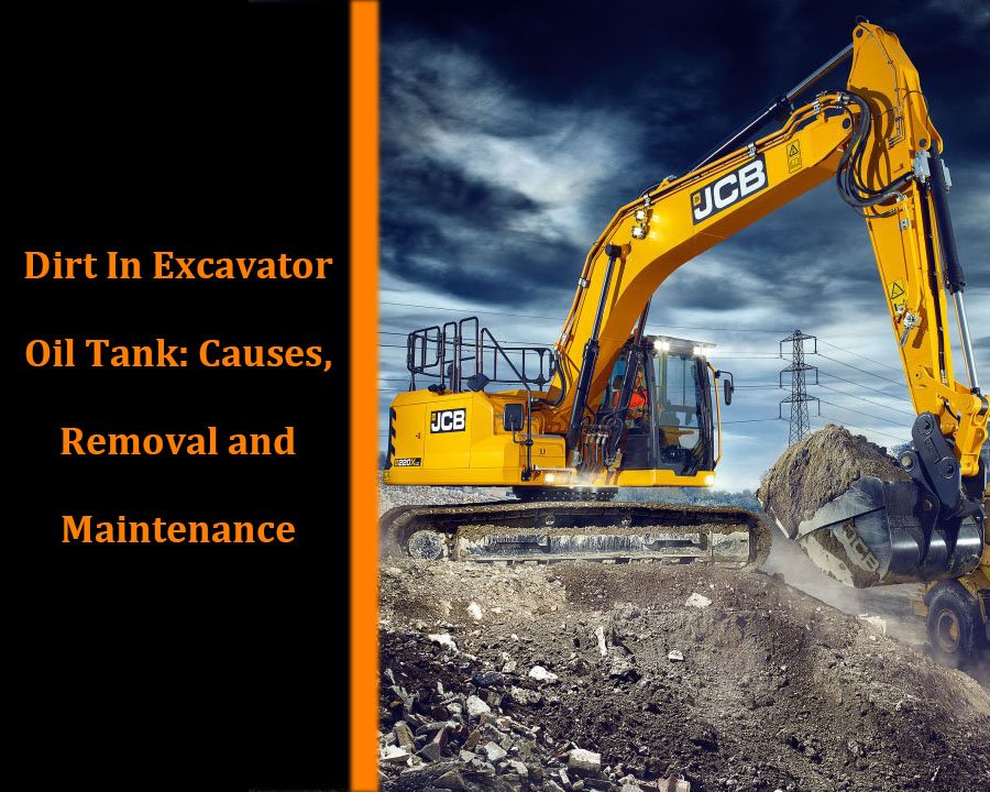 Dirt In Excavator Oil Tank
