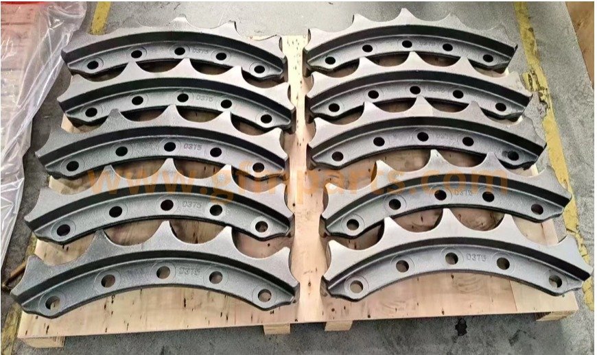 Komatsu D375 Sprocket Segment Group detail