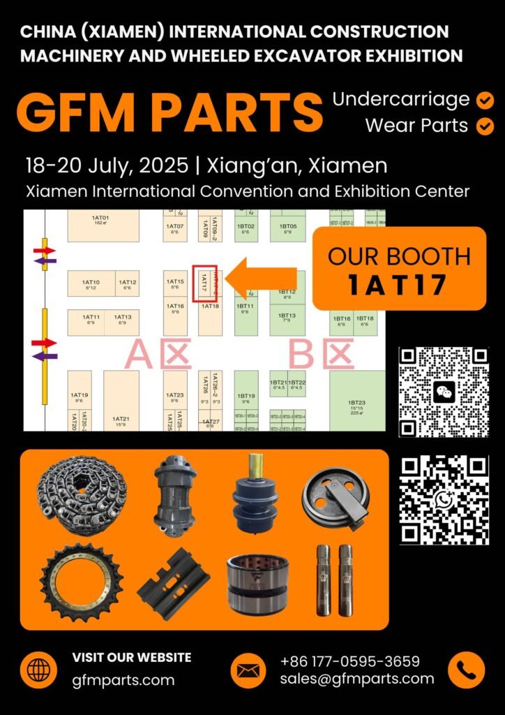 GFM excavator parts manufacturer invitation
