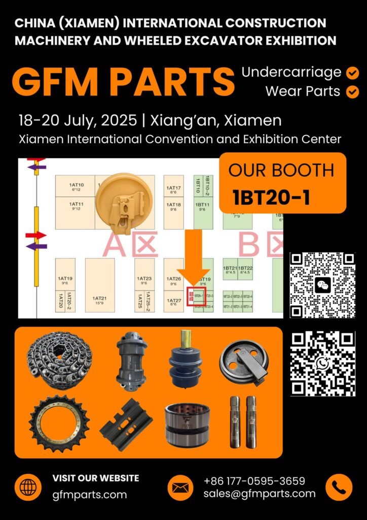 GFM excavator parts manufacturer invitation