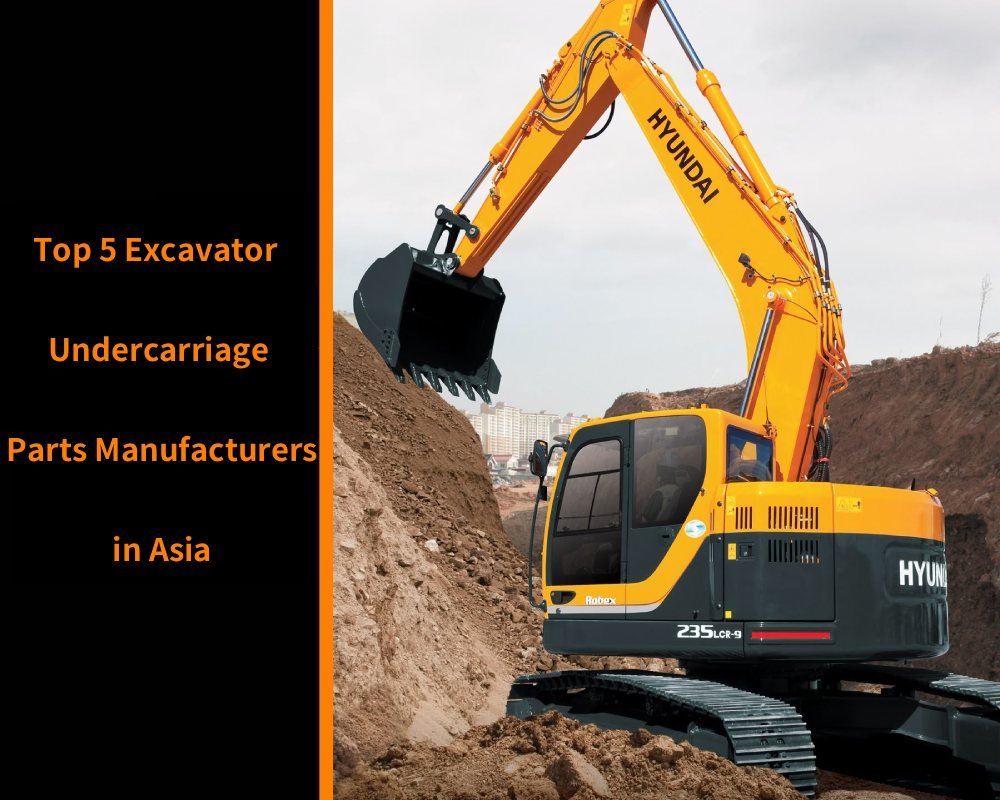 Los 5 principales fabricantes de piezas de tren de rodaje de excavadoras en Asia