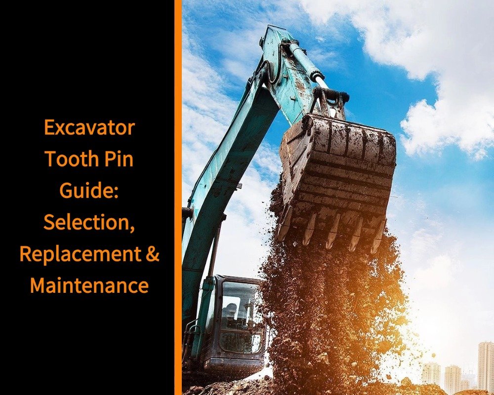 Excavator Tooth Pin Guide Selection, Replacement & Maintenance