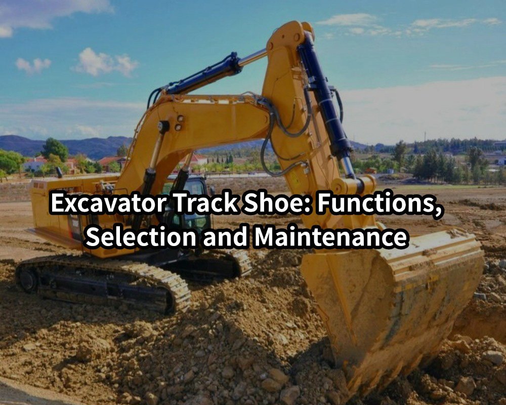 Excavator Track Shoe Functions, Selection and Maintenance