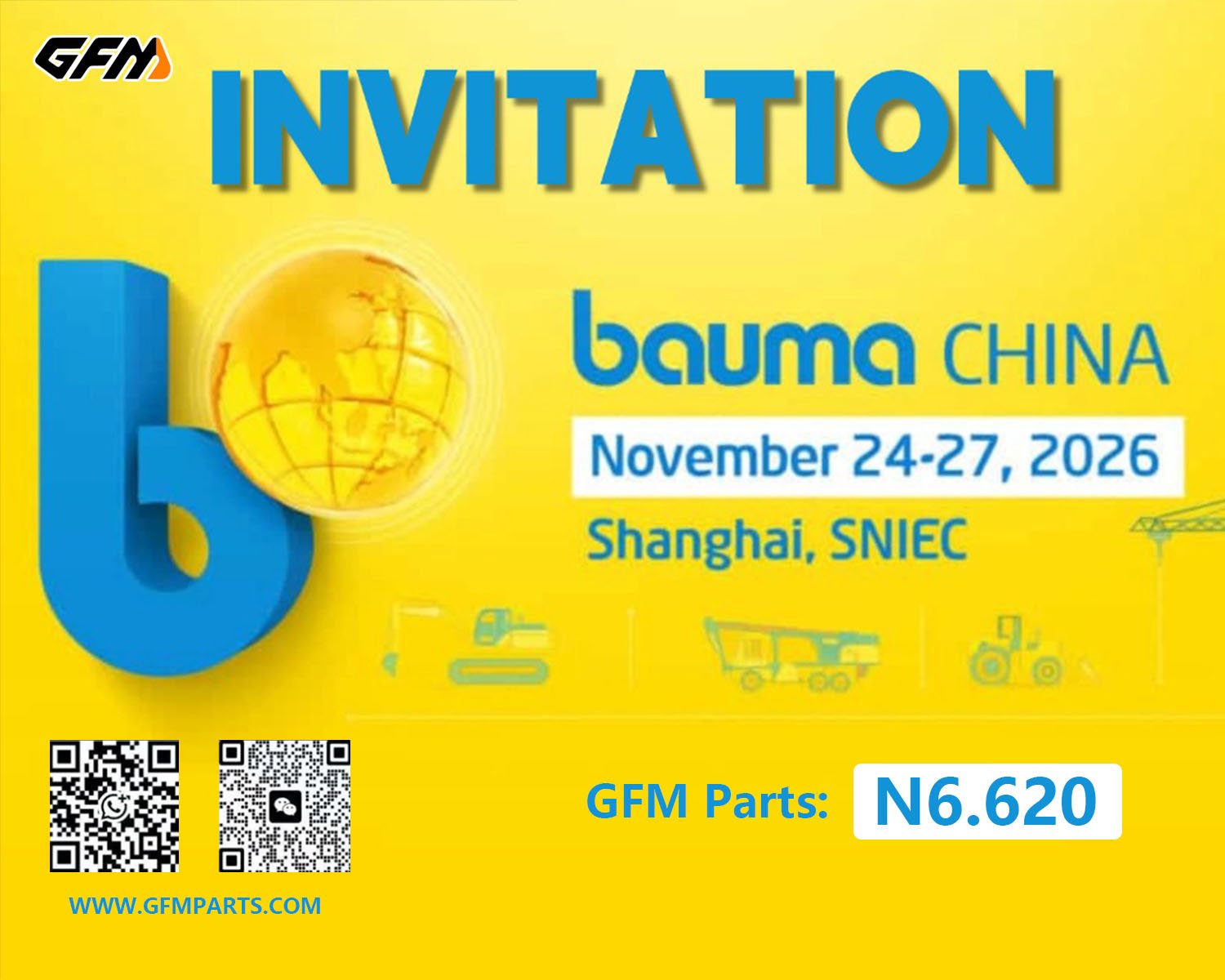 GFM bauma SHANGHAI 2026 Invitation