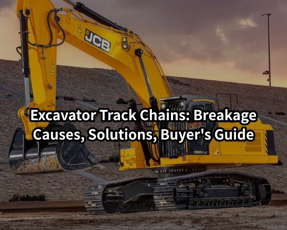 Excavator Track Chains: Breakage Causes, Solutions, Buyer's Guide