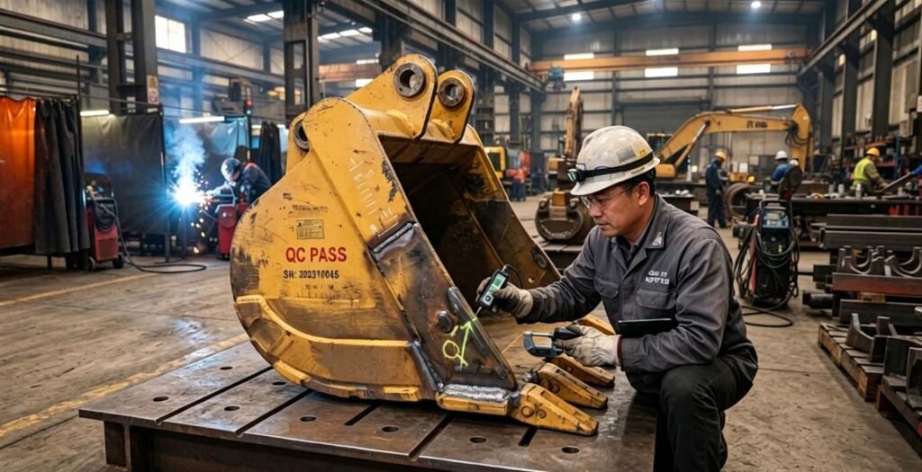 Excavator Bucket Suppliers Quality Control