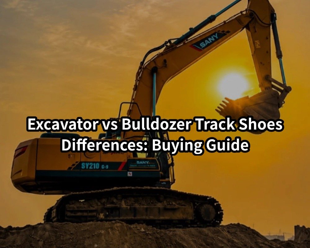 Excavator vs Bulldozer Track Shoes Differences Buying Guide