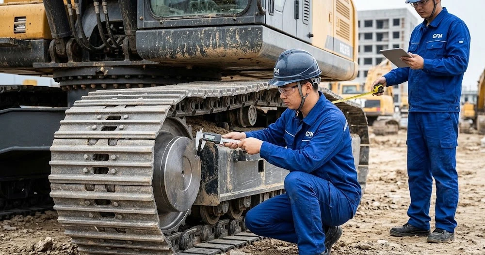 Excavator Chain Wheel Manufacturers Detection