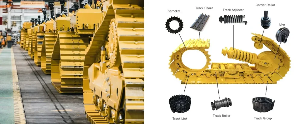 Excavator Undercarriage Parts Supplier Complete Undercarriage Parts